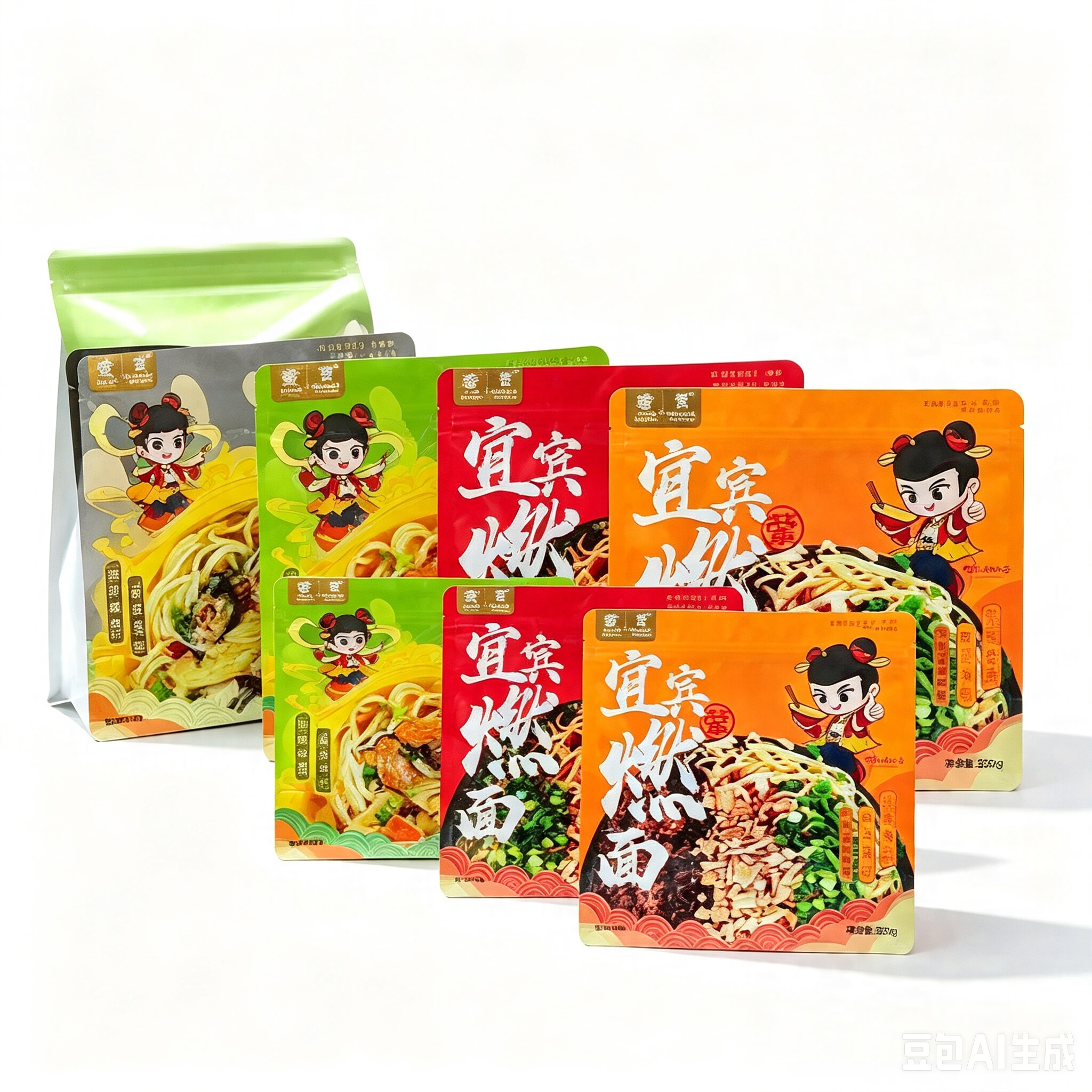 8-Side Seal Instant Noodle Pouch