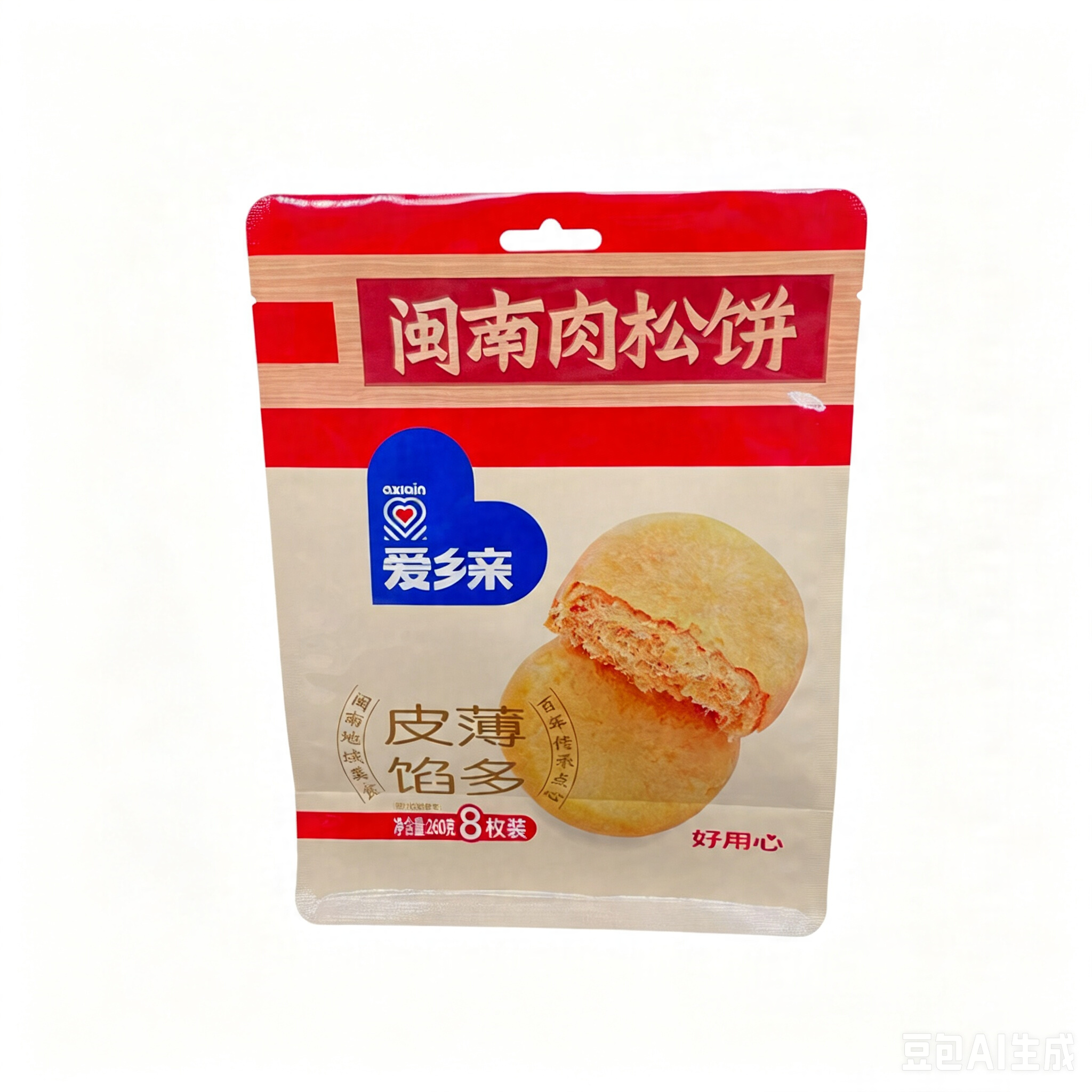 Double Clear Window 8-Side Seal Pouch