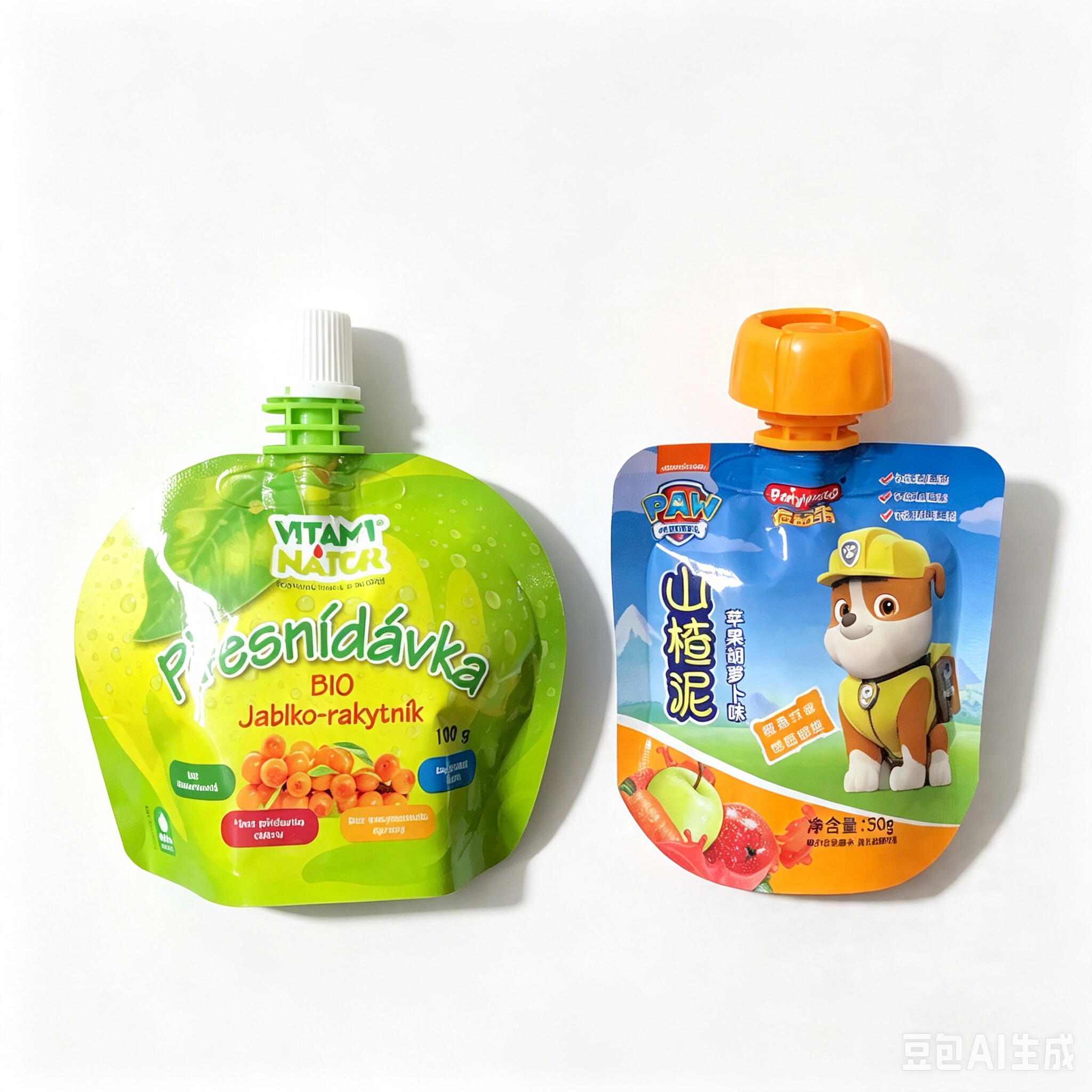 Custom Colored Spout Pouches